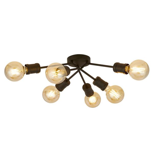 Deckenleuchte Dance Schwarz Max. 60 Watt Deckenlampe-image