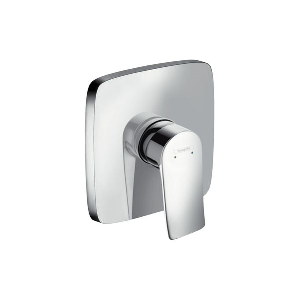 Hansgrohe Fertigmontageset Metris Up-Brause-Einhebelmischer, Ros. Eck., 1 Verbr., Chr (31456000)-image