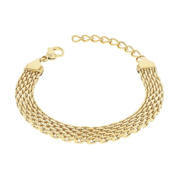 Armband Amor "Schmuck Geschenk", Gelbgoldfarben, ArmbäNder, Damen, 20Cm, Edelstahl, Armband-image