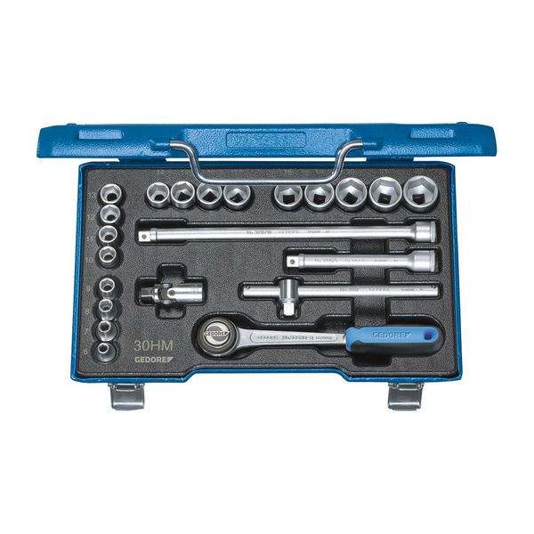 Gedore 30 HMU-10 SteckschlüSsel-Satz 3/8" 22-Teilig 6-Kant 6-22 Mm (6235470)"-image