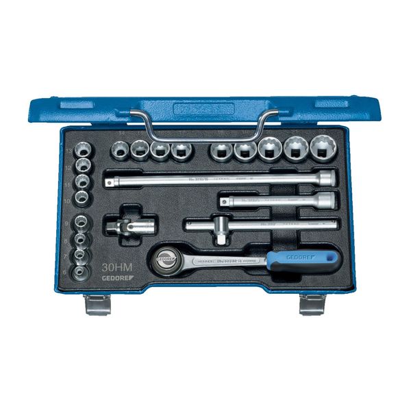 Gedore D 30 HMU-3 SteckschlüSsel-Satz 3/8" 22-Teilig Ud-Profil 6-22 Mm (6240470)"-image