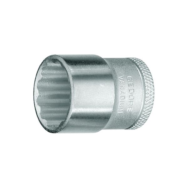 Gedore SteckschlüSseleinsatz, Nuss, 3/8 Zoll 10 Mm Antrieb, 12-Kant, 17 Mm Weite, Werkzeug, D 30 17, Stahl Verchromt (6231210)-image