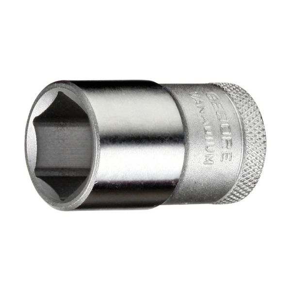 Gedore SteckschlüSseleinsatz, Nuss, 1/2 Zoll 12,5 Mm Antrieb, 6-Kant, 29 Mm Weite, Werkzeug, 19 29, Stahl Verchromt (6132310)-image