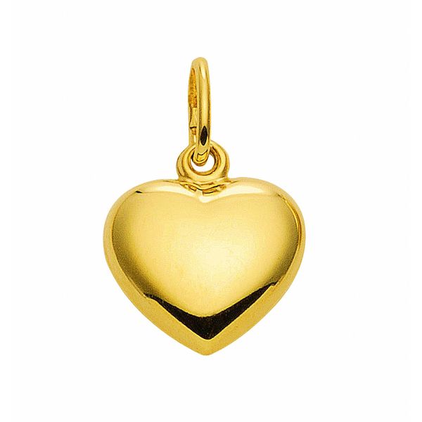 KettenanhäNger Adelia´S "HerzanhäNger 585 Gold ( 14K )", Gold, SchmuckanhäNger, Damen, Gold, KettenanhäNger, GoldanhäNger Herz-image