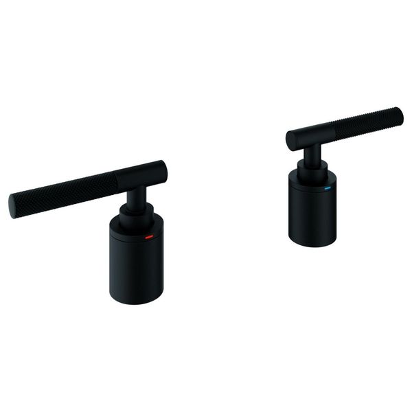 Grohe Hebelgriffe Atrio Private Collection 48651, RäNdelstruktur Phantom Black, 48651KF0 48651KF0-image