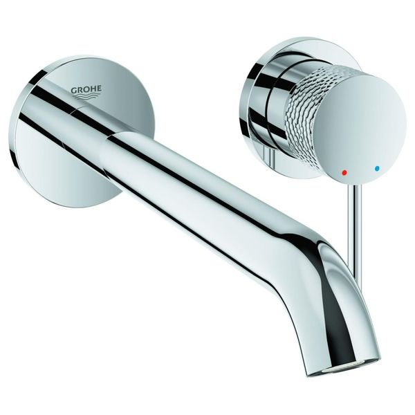 Grohe 2-Loch-Waschtisch-Wandbatterie Essence, 29193_1 Fms Ausl. 230Mm Crafted Chrom, 29193PF1 29193PF1-image