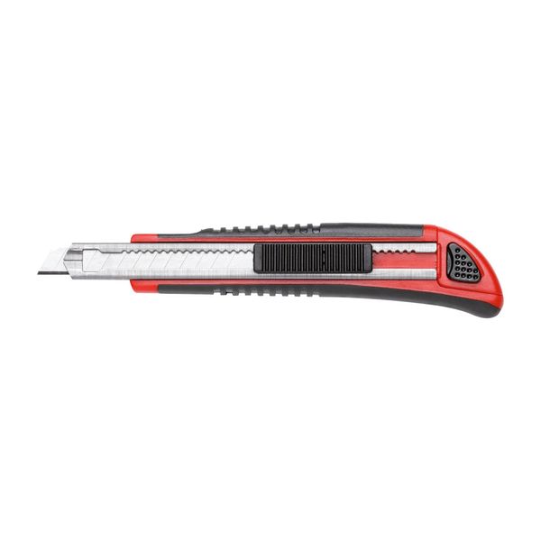 Gedore Red Cuttermesser Mit 5 Ersatzklingen, 9 Mm Breit, Klein, Abbrechklingen, Metall, Einhand, 145 Mm Lang, R93200010 (3301601)-image