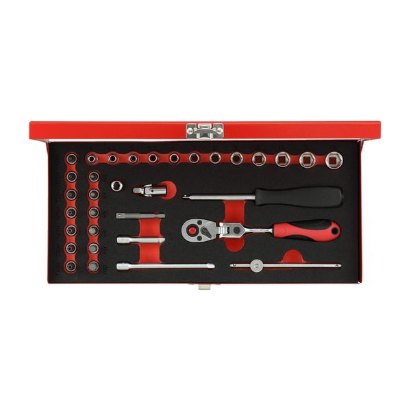Gedore R49044033 SteckschlüSsel-Satz 1/4" 4-13Mm 33-Teilig ; Gedore RED (3300004)-image