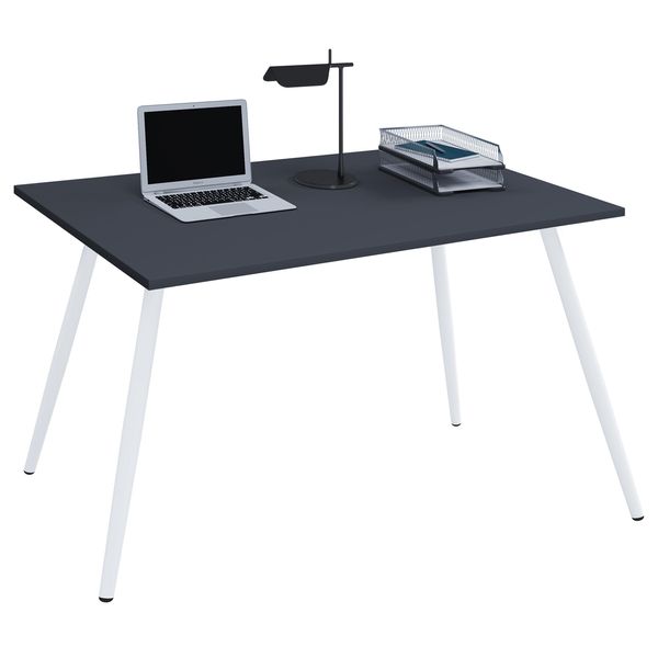 Schreibtisch Vcm "Schreibtisch BüRotisch Computertisch Salia 160X80", Schwarz (Anthrazit), B:160Cm T:80Cm, Tische, Schreibtisch-image