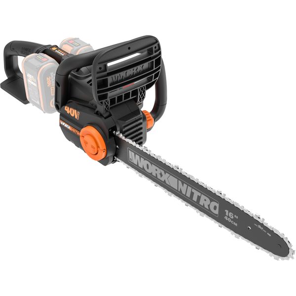 Akku-KettensäGe Worx "WG385E.9 Nitro", Schwarz, B:23Cm H:24,5Cm T:84,6Cm, Kunststoff, KettensäGen, Ohne Akku Und LadegeräT-image