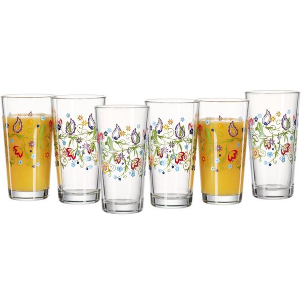GläSer-Set Ritzenhoff & Breker "Shanti", Bunt, B:8Cm H:15Cm Ø:8Cm, Glas, TrinkgefäßE, Je 380 Ml-image