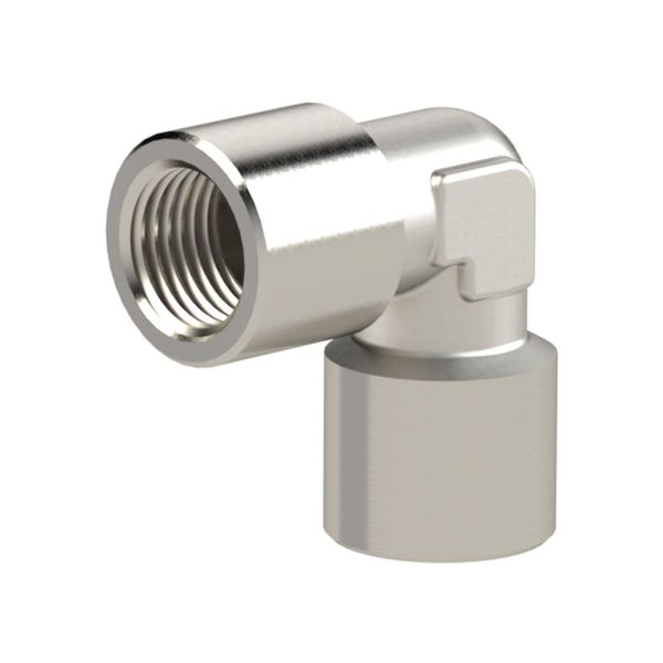 Riegler WinkelstüCk, Innen/Innen, G 1/4, Sw 13, Messing Vernickelt (N 253.12)-image