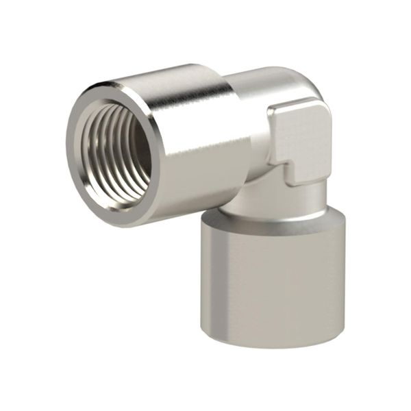 Riegler WinkelstüCk, Innen/Innen, G 3/8, Sw 17, Messing Vernickelt (N 253.13)-image