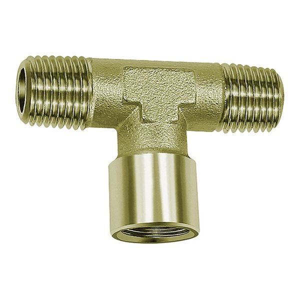 Riegler T-StüCk, AußEn/Innen/AußEn, G/R 1, SW 30, Messing Vernickelt (N 254.86)-image