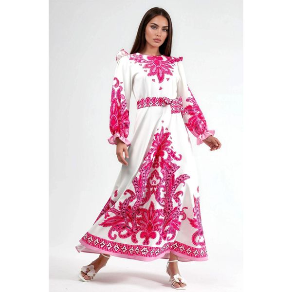 Maxikleid Mit Paisleymuster Und Bindedetail-image