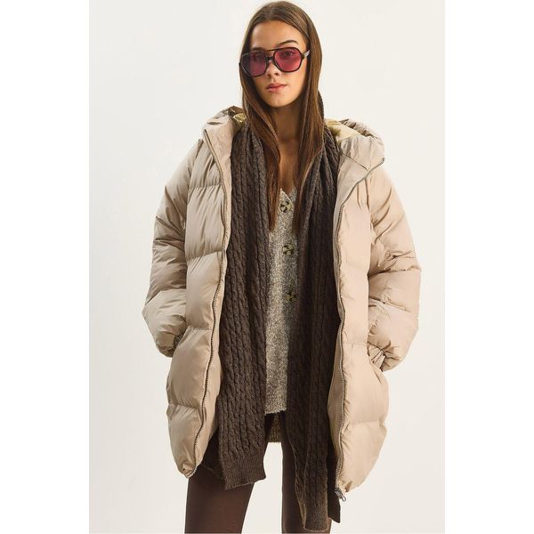 Kapuze Oversized Dicke Pufferjacke-image