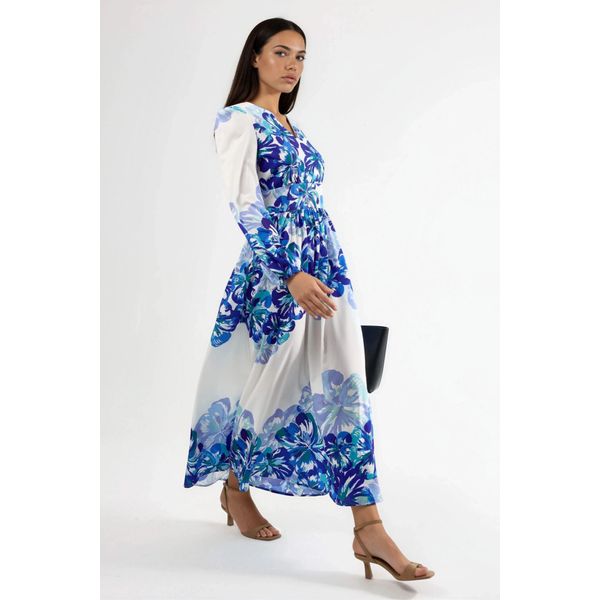 Maxikleid Mit Blumenmuster-image