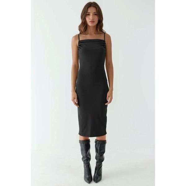 Cowl Neck Bodycon Midikleid-image