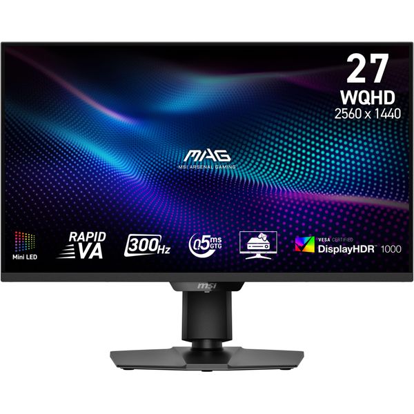 Msi Gaming-Monitor "Mag 274QPF X30MV", Energieeffizienz: F (A-G), Schwarz, B:61,31Cm H:37,53Cm T:6,87Cm, Monitore, Msi Mag 274QPFDE X30MV 68,58Cm-image