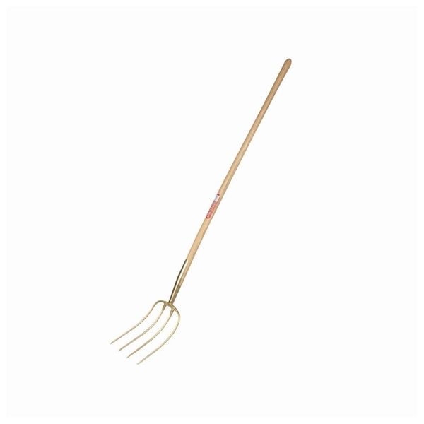 Freund Victoria Dunggabel 4 Zinken, 135Cm-Stiel Esche, 31X23Cm, Gold-Lackiert-image