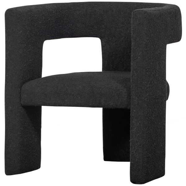 Sessel Tiwa Dunkelgrau Bouclé-image