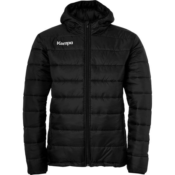 Funktionsjacke Kempa "Jacke Puffer Hood Jacket", Herren, Gr. M, Schwarz, Obermaterial: 100% Polyester Pes., Jacken Funktionsjacke-image
