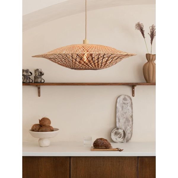 Good & Mojo Wandleuchte "Maduro", Braun, 1, Ø 87Cm H: 225Cm, Leuchten, Wandleuchte-image