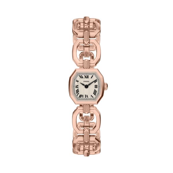 Quarzuhr Fossil "Harlow", RoséGoldfarben, Armbanduhren, Damen, Quarzuhr, Armbanduhr, Damenuhr, Edelstahlarmband, Analog-image