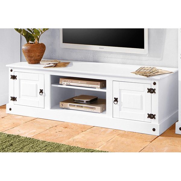 Lowboard Otto Home "Mexico", Weiß, B:160Cm H:45Cm T:45Cm, Sideboards, Lowboard, Kommode, Breite 160 Cm-image