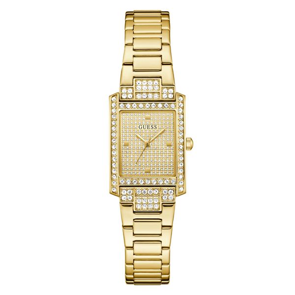 Quarzuhr Guess "Bonnet", Goldfarben, Champagnerfarben, Armbanduhren, Damen, Quarzuhr, Armbanduhr, Damenuhr, Edelstahlarmband, Analog-image