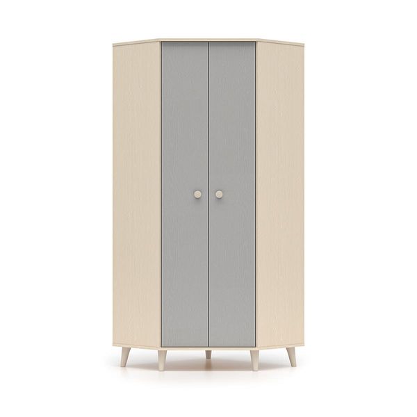Schrank 2 TüRen Alycia Beige - Grau - Holzeffekt-image