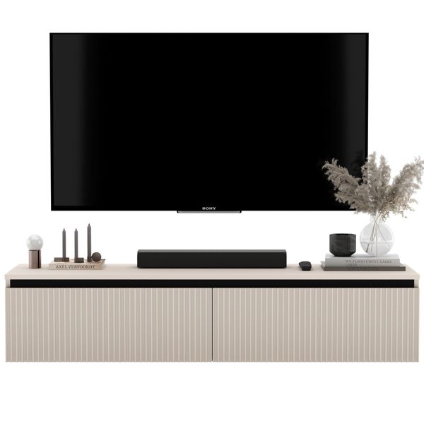 TV-SCHRANK Selene Kaschmir Matt Glamour 140 Cm-image