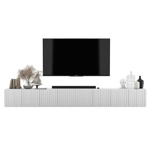 TV-LOWBOARD 2-Er Set Elpis Weiß Matt Glamour 150 Cm-image
