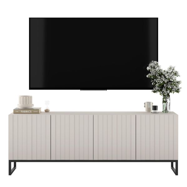 TV-SCHRANK Elpis Kaschmir Matt Mit Metallrahmen Glamour 150 Cm-image