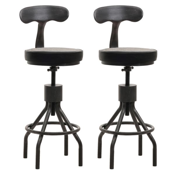 Barhocker Schwarz 2Er-Set-image