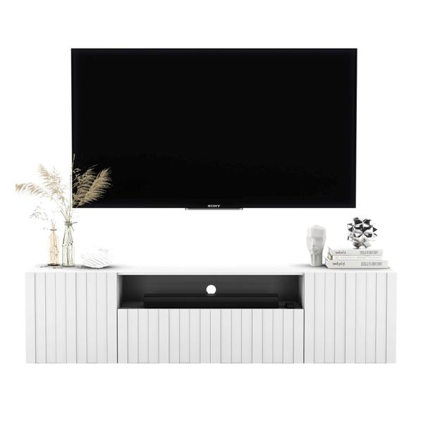 TV-SCHRANK Elpis2 Weiß Matt Glamour 150 Cm-image