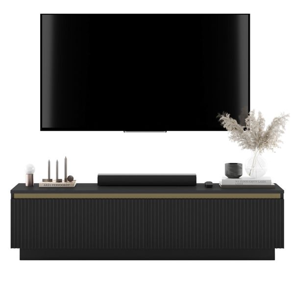 TV-SCHRANK Selene Schwarz Matt 140 Cm Glamour-image