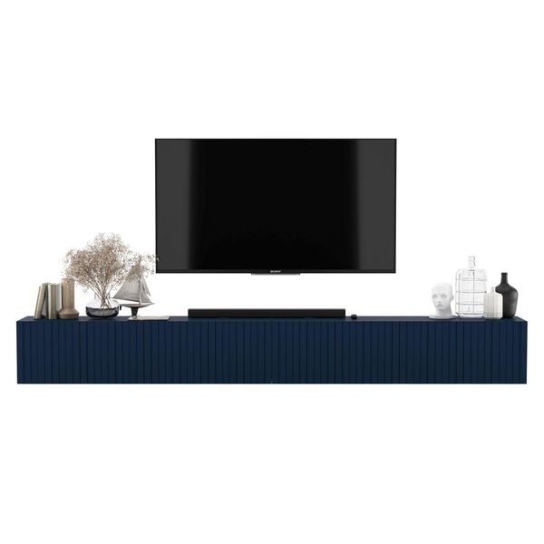 TV-LOWBOARD 2-Er Set Elpis Marineblau Matt Glamour 150 Cm-image
