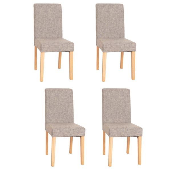 Esszimmerstuhl Grau, Braun 4Er-Set-image