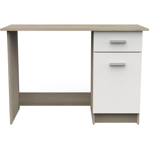 Schreibtisch Demeyere Group "Osiris", Weiß (Kronberg Eich, Kronberg Eich), B:108,4Cm H:75Cm T:44,8Cm, Tische, Schreibtisch, Schreibtisch 1Turig 1 Schublade-image