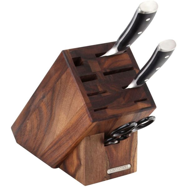 Messerblock Continenta, Braun (Holzfarben), B:11,5Cm H:22Cm L:22Cm, MesserblöCke, Messerblock, Akazie, 22X11,5X22Cm-image