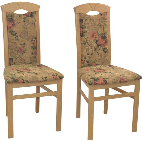 Esszimmerstuhl, Braun (Braun, Eiche, Nachbildung, Braun), B:45Cm H:95Cm T:49Cm, Hofmann Living And More, StüHle, Esszimmerstuhl-image