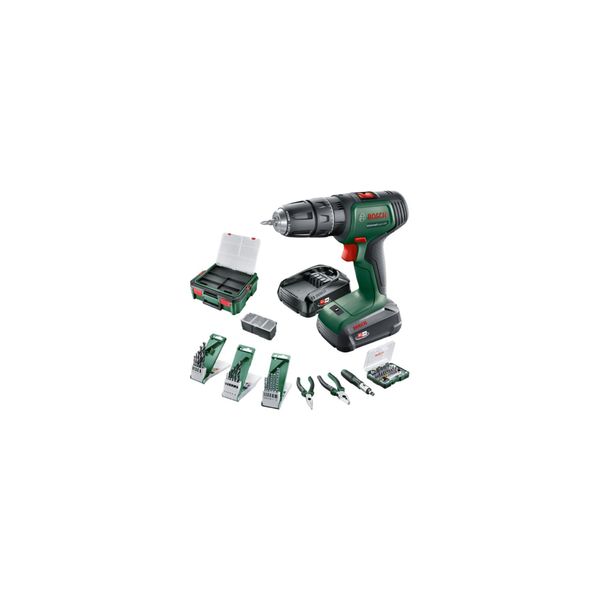 Bosch Akku-Zweigang-Schlagbohrschrauber Universalimpact 18V + Systembox (06039D4108)-image