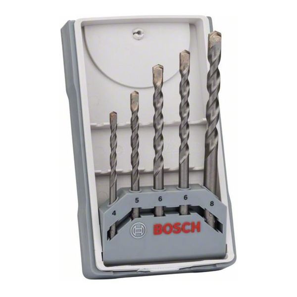 Bosch Betonbohrer CYL-3 Set Silver Percussion 5-Teilig 4 - 8 Mm (2607017080)-image