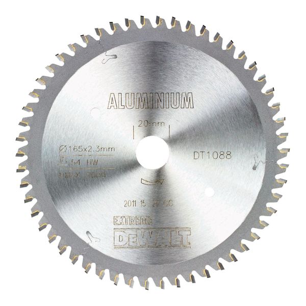 Dewalt KreissäGeblatt HandkreissäGe 165/20 Mm 54TFZ DT1088-QZ)-image