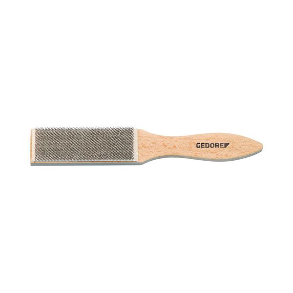 Gedore FeilenbüRste, FüR Feilen Und Raspeln, Borsten 10 Mm, Mit Holzgriff, DrahtbüRste, 250 Mm Lang, 645 (6531790)-image