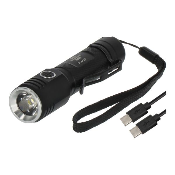 Brennenstuhl Akku Taschenlampe Led Luxpremium Tl 410 A/Handlampe Mit Heller Osram-Led (400Lm, Bis Zu 29H Leuchtdauer, 131M Leuchtweite, FremdköRper- U (1173750005)-image
