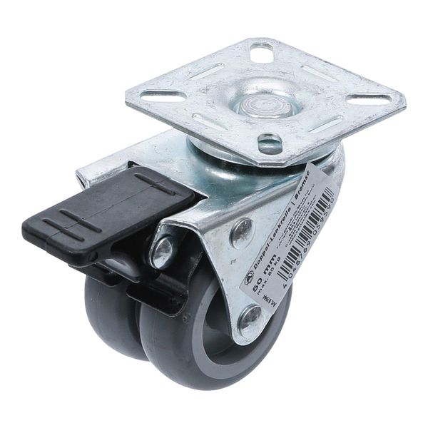 Bgs Do It Yourself Doppel-Lenkrolle Mit Bremse Ø 50 Mm (81944)-image