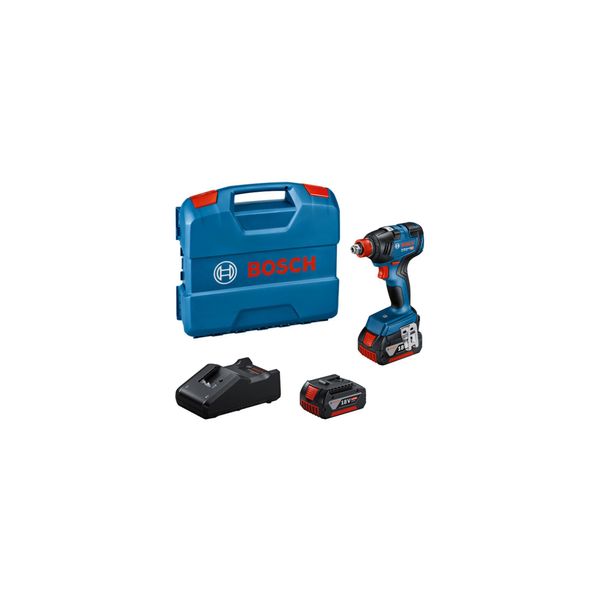 Bosch Akku-Drehschlagschrauber Gdx 18V-200 Mit 2X Akku Gba 18V 4.0Ah In L-Case (06019J2206)-image