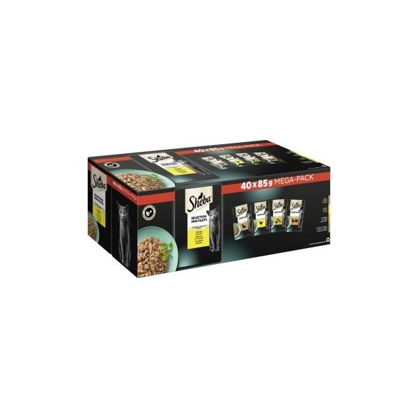 Sheba Selection En Sauce 40 X 85 G-image